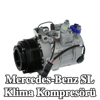 VALEO PAG kompresör yağı içeren klima kompresörü — 2013 Mercedes-Benz Sl