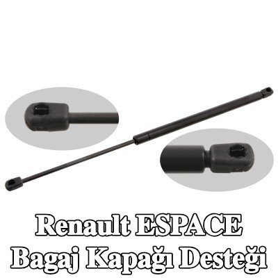 FEBI BILSTEIN Bagaj kapağı amortisörü (Her iki taraf), 560mm — 2000 Renault Espace