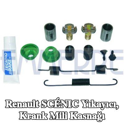 EMMERRE Yıkayıcı, krank mili kasnağı — Renault Scénic