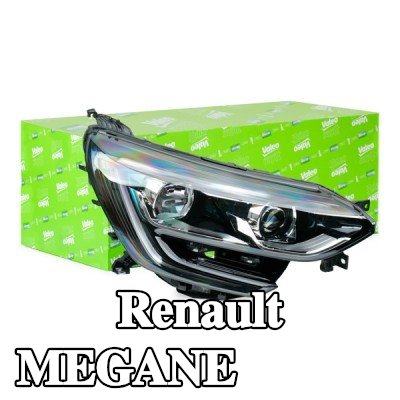 VALEO المصباح الأمامي ORIGINAL PART, يمين, H7, H9, بدون محرك لتسوية المصباح الأمامي — Renault Megane