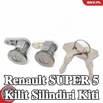 ESEN SKV Kilit Silindiri Kiti Sol Ön, Sağ ön — Renault Super 5