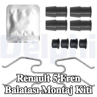DELPHI Fren balatası montaj kiti — Renault 5