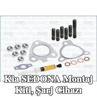 AJUSA Montaj Kiti, conta/sızdırmazlık elemanları ile şarj cihazı — Kia Sedona
