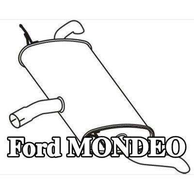 VEGAZ كاتم الصوت الخلفي — Ford Mondeo