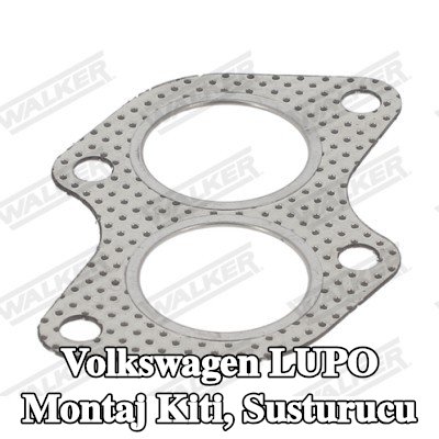 WALKER Montaj Kiti, susturucu Merkez, Ön, Arka — 1998 Volkswagen Lupo
