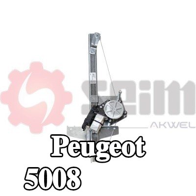 SEIM منظم نافذة خلفي أيسر, كهربائي, مع محرك كهربائي — Peugeot 5008