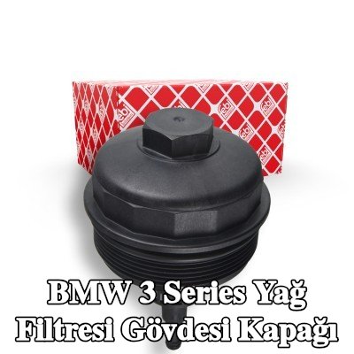 FEBI BILSTEIN Conta halkalı yağ filtresi muhafaza kapağı — 2000 BMW 3 Series