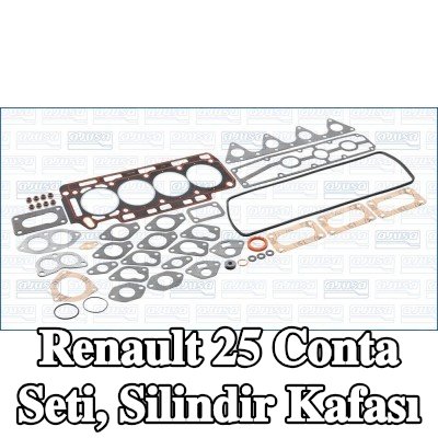 AJUSA Conta seti, silindir kapağı contalı silindir kapağı, valf gövdesi contalı, FIBERMAX — Renault 25