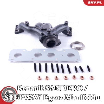 ESEN SKV Conta/sızdırmazlık elemanı ile egzoz manifoldu, cıvata/vida ile, sabitleme malzemesi ile — Renault Sandero / Stepway