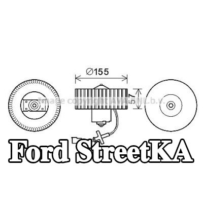 PRASCO محرك منفاخ التدفئة — Ford StreetKA