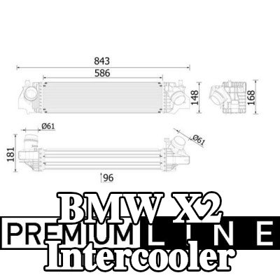 MAHLE Intercooler — BMW X2