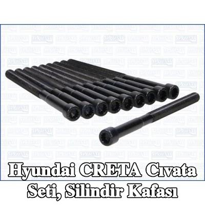 AJUSA Cıvata Kiti, silindir kafası M10, 143, 5mm — Hyundai Creta