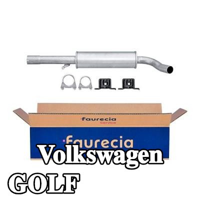 HELLA كاتم صوت وسط مع قطع التثبيت — 2003 Volkswagen Golf