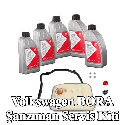 FEBI BILSTEIN Conta/sızdırmazlık elemanlı şanzıman servis kiti, yağ tahliye tapalı, kapaklı — Volkswagen Bora