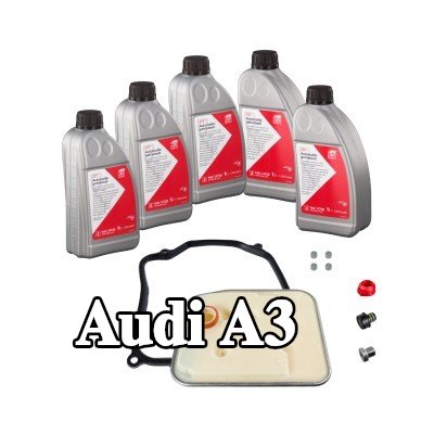 FEBI BILSTEIN مجموعة صيانة علبة التروس مع حشية/مانع تسرب, مع سدادة تصريف الزيت, مع غطاء — 2002 Audi A3