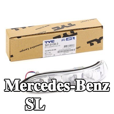 TYC مؤشر جانبي مرآة خارجية يسرى, مع LED — Mercedes-Benz Sl