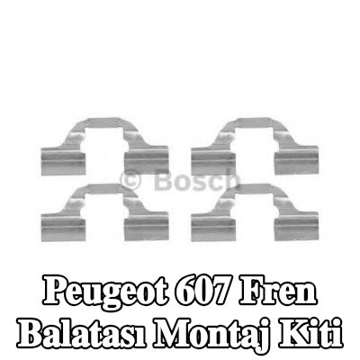 BOSCH Fren balatası montaj kiti — Peugeot 607