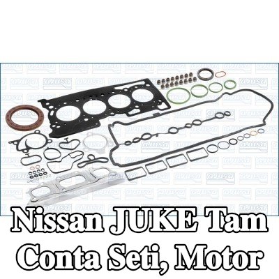 AJUSA Tam Conta Seti, silindir kapağı contalı motor, valf gövdesi contalı — Nissan Juke