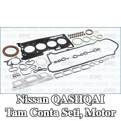 AJUSA Tam Conta Seti, silindir kapağı contalı motor, valf gövdesi contalı — Nissan Qashqai