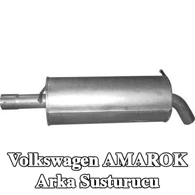 POLMO Arka susturucu Arka — Volkswagen Amarok