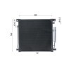 MAHLE Kurutuculu klima kondansatörü — Mitsubishi L200 (10)