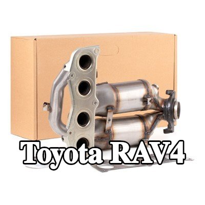 RIDEX المحول الحفاز الأمامي, مع قطع التركيب — 2000 Toyota Rav4