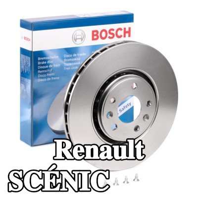 BOSCH القطر الخارجي لقرص المكابح: 320mm, مُهوى, مشحم, مع مسامير/براغي — 2017 Renault Scénic