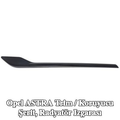 BLIC Trim / Koruyucu Şerit, radyatör ızgarası — Opel Astra