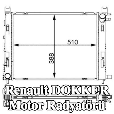 MAHLE Motor radyatörü — Renault Dokker
