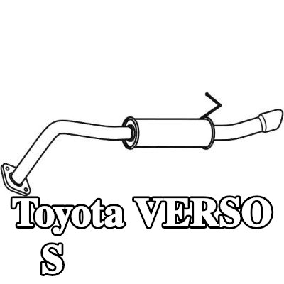 VEGAZ كاتم الصوت الخلفي — Toyota Verso S