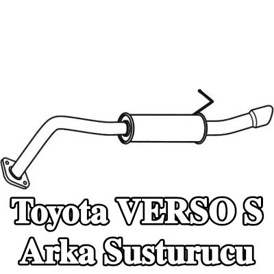 VEGAZ Arka susturucu — Toyota Verso S