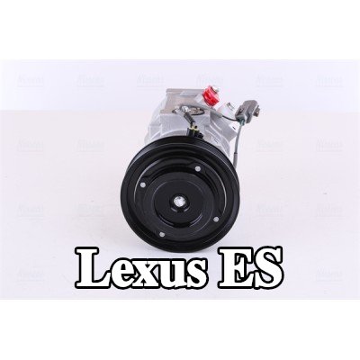 NISSENS ضاغط تكييف الهواء مع زيت ضاغط PAG, مع قابض مغناطيسي, بدون صمام ثنائي — 2000 Lexus Es