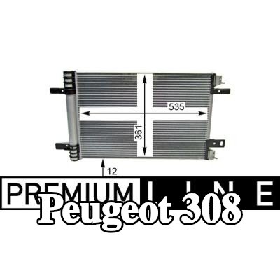 MAHLE مكثف تكييف الهواء مع مجفف — Peugeot 308