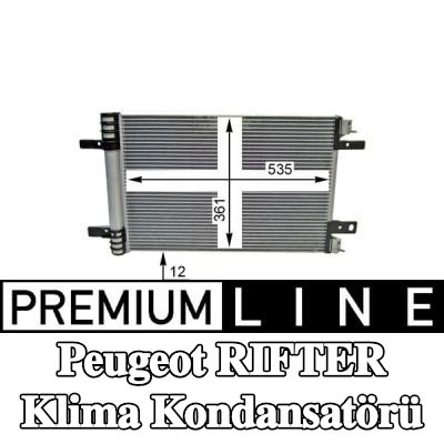 MAHLE Kurutuculu klima kondansatörü — Peugeot Rifter