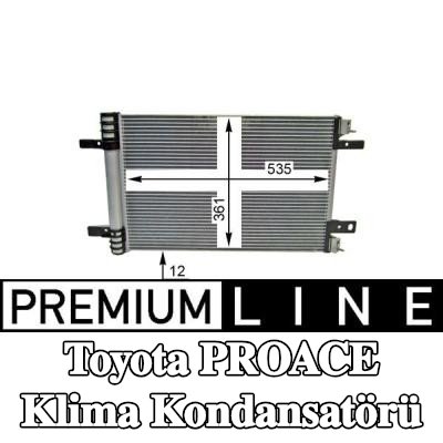 MAHLE Kurutuculu klima kondansatörü — 2017 Toyota Proace