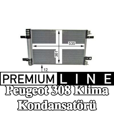 MAHLE Kurutuculu klima kondansatörü — Peugeot 308