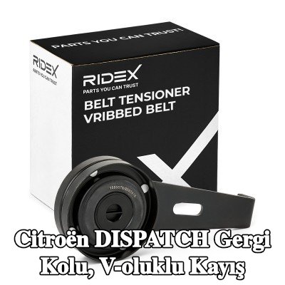 RIDEX Gergi Kolu, V-oluklu kayış — 2000 Citroën Dispatch