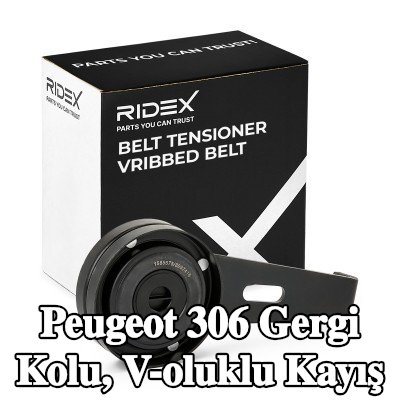 RIDEX Gergi Kolu, V-oluklu kayış — 2000 Peugeot 306