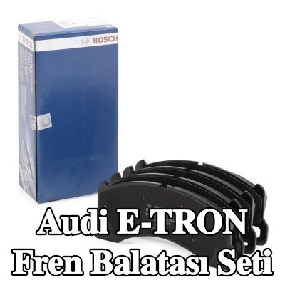 BOSCH Fren balatası seti 16, 8mm, gıcırtı önleyici plaka ile — Audi E-tron