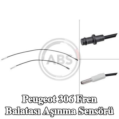 A.B.S. Fren balatası aşınma sensörü Ön Aks Sol, Ön Aks Sağ, Sol, Sağ — Peugeot 306