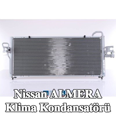 NISSENS Kurutucusuz klima kondansatörü, azot dolgulu — 1997 Nissan Almera