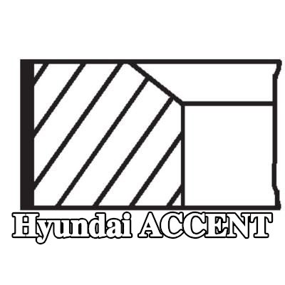 MAHLE مجموعة حلقات المكبس — Hyundai Accent