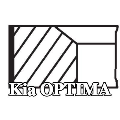 MAHLE مجموعة حلقات المكبس — 2012 Kia Optima