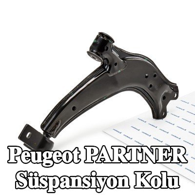 LEMFÖRDER Ön Aks Süspansiyon Kolu, Alt, Sağ, Çelik Sac, lastik yatağı ile, rotil olmadan — 2012 Peugeot Partner