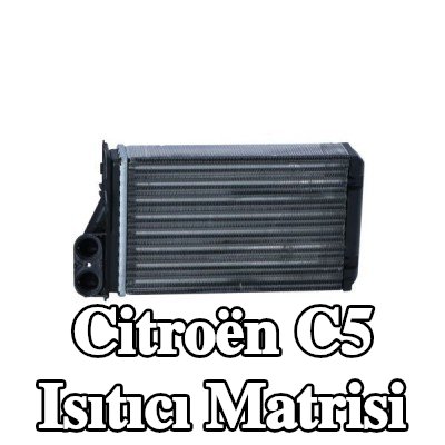 NRF Lastik rondelalı ısıtıcı matrisi — 2002 Citroën C5