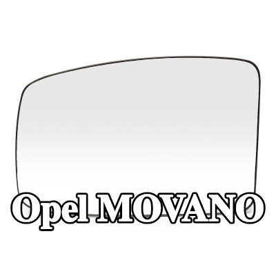 ALKAR زجاج مرآة الجناح الأيمن — 2012 Opel Movano