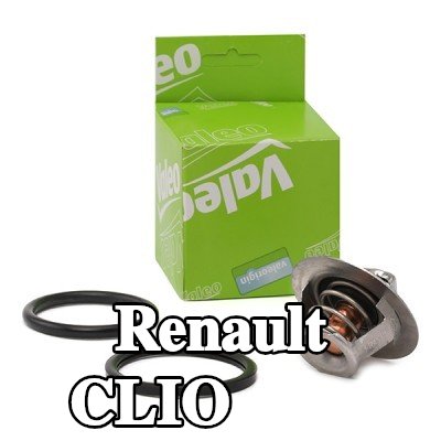 VALEO ثرموستات 89°C, مع حشيات/مانعات تسرب — Renault Clio