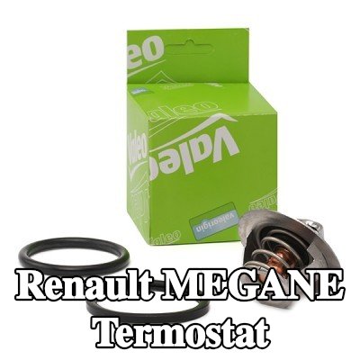 VALEO Termostat 89°C, conta/sızdırmazlık elemanları ile — 2002 Renault Megane