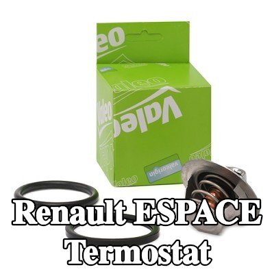 VALEO Termostat 89°C, conta/sızdırmazlık elemanları ile — 2002 Renault Espace