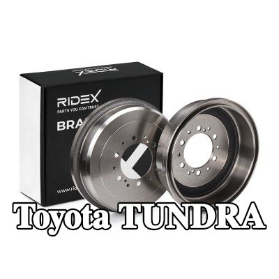 RIDEX أسطوانة الفرامل للمحور الخلفي, 295mm, 343mm, بدون حلقة مستشعر ABS, بدون محمل عجلة — Toyota Tundra